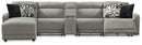 Colleyville 5-Piece Power Reclining Sectional with Chaise (Sectional Orientation: )