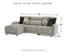 Colleyville 3-Piece Power Reclining Sectional with Chaise (Sectional Orientation: )