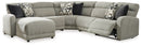 Colleyville 5-Piece Power Reclining Sectional with Chaise (Sectional Orientation: )