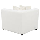 Freddie Upholstered Corner Chair Pearl
