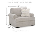 Eastonbridge Sofa Chaise and Oversized Chair