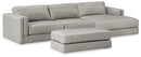 Amiata 2-Piece Sectional with Chaise and Ottoman