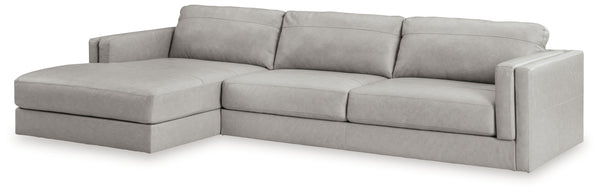 Amiata 2-Piece Sectional with Chaise (Sectional Orientation: )
