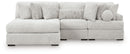 Cuddle Plush 3-Piece Sectional with Chaise