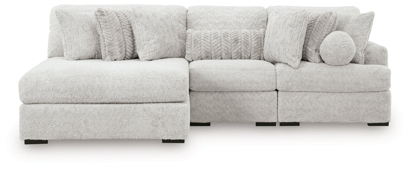 Cuddle Plush 3-Piece Sectional with Chaise