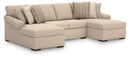 LadyMae 3-Piece Sectional with Chaise