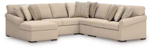 LadyMae 5-Piece Sectional with Chaise (Sectional Orientation: )