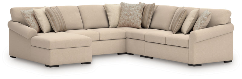 LadyMae 5-Piece Sectional with Chaise (Sectional Orientation: )