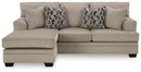 Stonemeade Sofa Chaise, Oversized Chair, and Ottoman