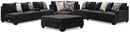 Lavernett 5-Piece Sectional and Ottoman