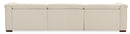 Savion - Deux 3 Seat Sofa With Two Power Recliners And Three Power Headrests - Beige