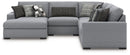 Bealton 5-Piece Sectional with Chaise (Sectional Orientation: )