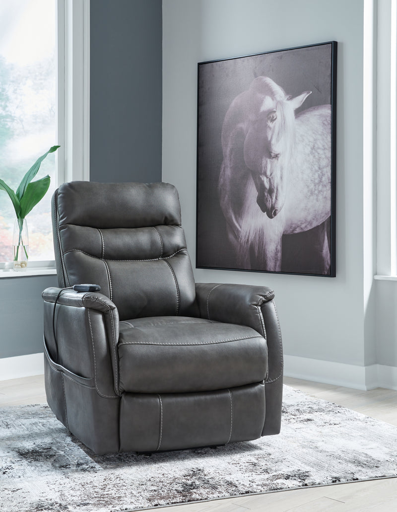 Strawbill Power Lift Recliner (Color: Shadow)