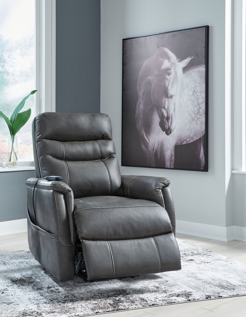 Strawbill Power Lift Recliner (Color: Shadow)