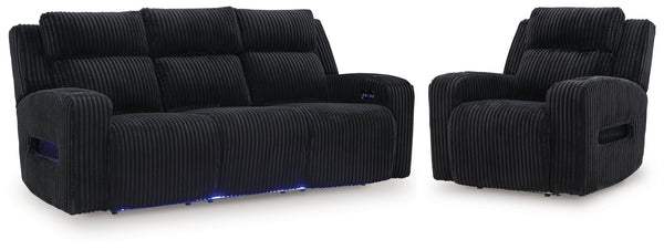 Forest Lake Power Reclining Sofa and Power Recliner