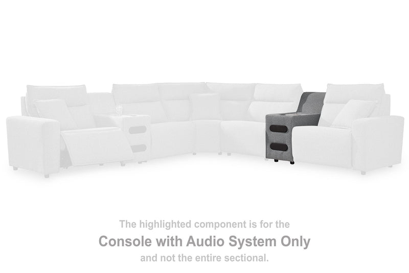 Modmax Reclining Sectional with Audio Consoles