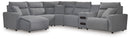 ModMax II Reclining Sectional with Chaise and Audio Console