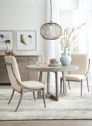 Affinity - 48" Round Pedestal Dining Table With 1-18" Leaf