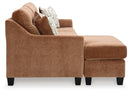 Amity Bay Queen Sofa Chaise Sleeper (Color: Clay)