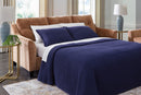 Amity Bay Queen Sofa Chaise Sleeper (Color: Clay)