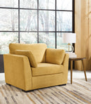 Keerwick Oversized Chair (Color: Sunflower)