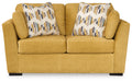 Keerwick Loveseat (Color: Sunflower)