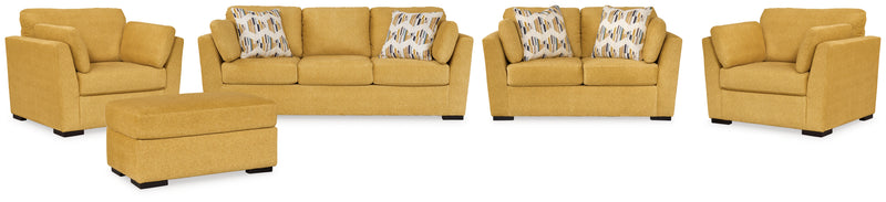 Keerwick Sofa, Loveseat, Ottoman and 2 Chairs