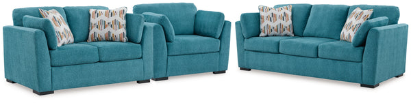 Keerwick Queen Sofa Sleeper, Loveseat and Oversized Chair