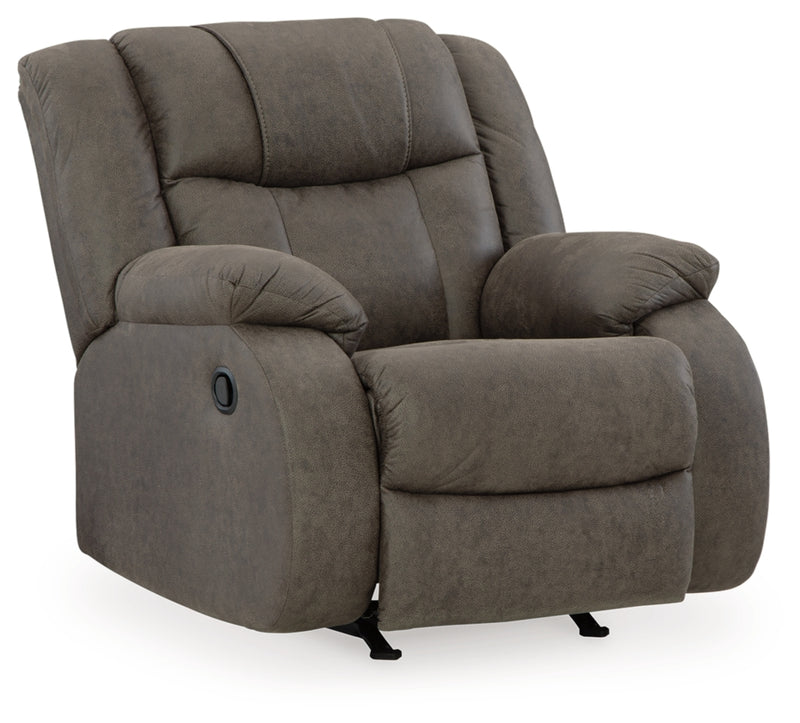 First Base Reclining Loveseat and 2 Recliners