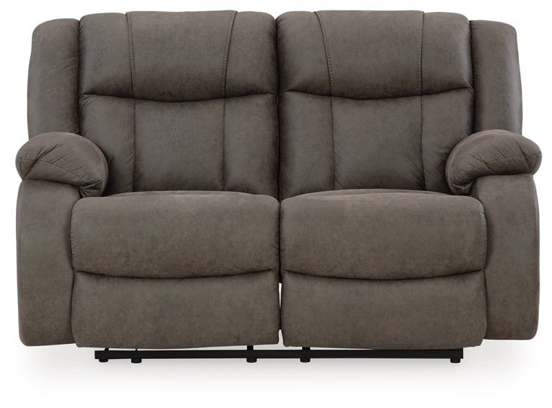 First Base Reclining Loveseat and 2 Recliners