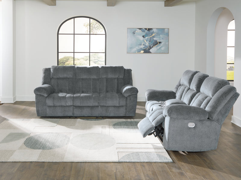 Tip-Off Power Reclining Sofa and Loveseat