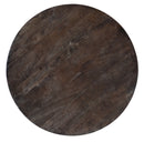 Commerce And Market - Carved Round Cocktail Table