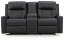 Mackmenville Reclining Loveseat with Console