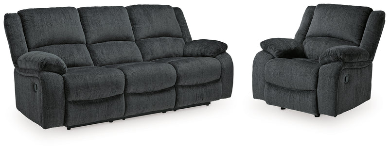 Draycoll Reclining Sofa and Recliner