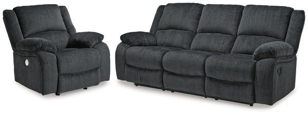 Draycoll Reclining Sofa and Power Recliner