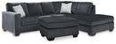 Altari 2-Piece Sleeper Sectional and Ottoman
