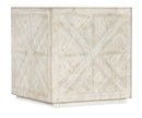 Commerce And Market - Block Buster End Table - White