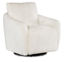 Bonnie - Swivel Chair With Power Footrest - White