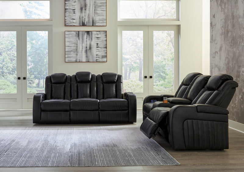 Caveman Den Power Reclining Sofa, Loveseat and Recliner