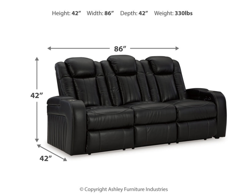 Caveman Den Power Reclining Sofa, Loveseat and Recliner