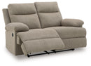 Side-Swipe Reclining Sofa and Loveseat