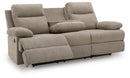 Side-Swipe Reclining Sofa and Loveseat