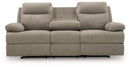 Side-Swipe Reclining Sofa and Loveseat