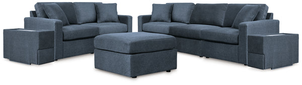 Modmax 4-Piece Sectional Sofa, 3-Piece Sectional Loveseat and Ottoman