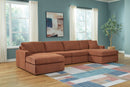Modmax 4-Piece Sectional with Chaise (Color: Spice)
