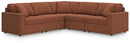Modmax 5-Piece Sectional (Color: Spice)