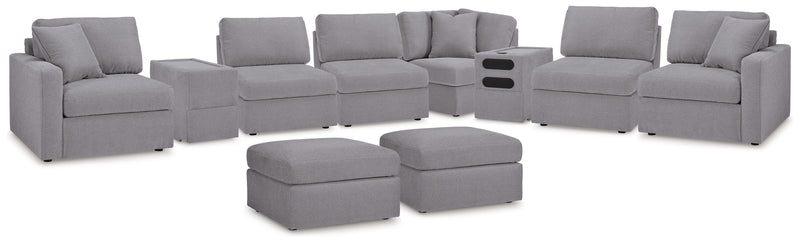 Modmax 8-Piece Sectional and 2 Ottomans