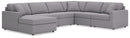 Modmax 6-Piece Sectional (Color: Granite)