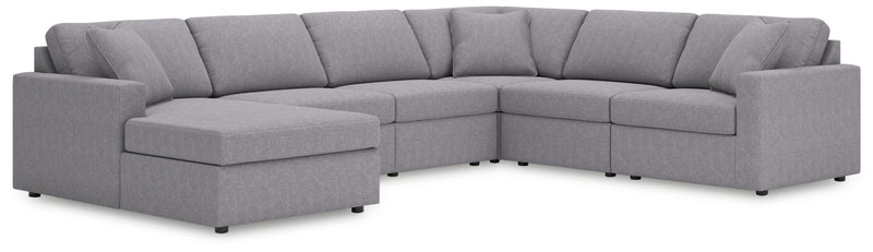 Modmax 6-Piece Sectional (Color: Granite)