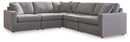 Modmax 5-Piece Sectional (Color: Granite)